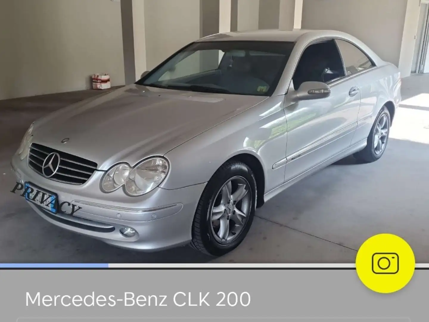 Mercedes-Benz CLK 200 Coupe k tps Avantgarde Argento - 1