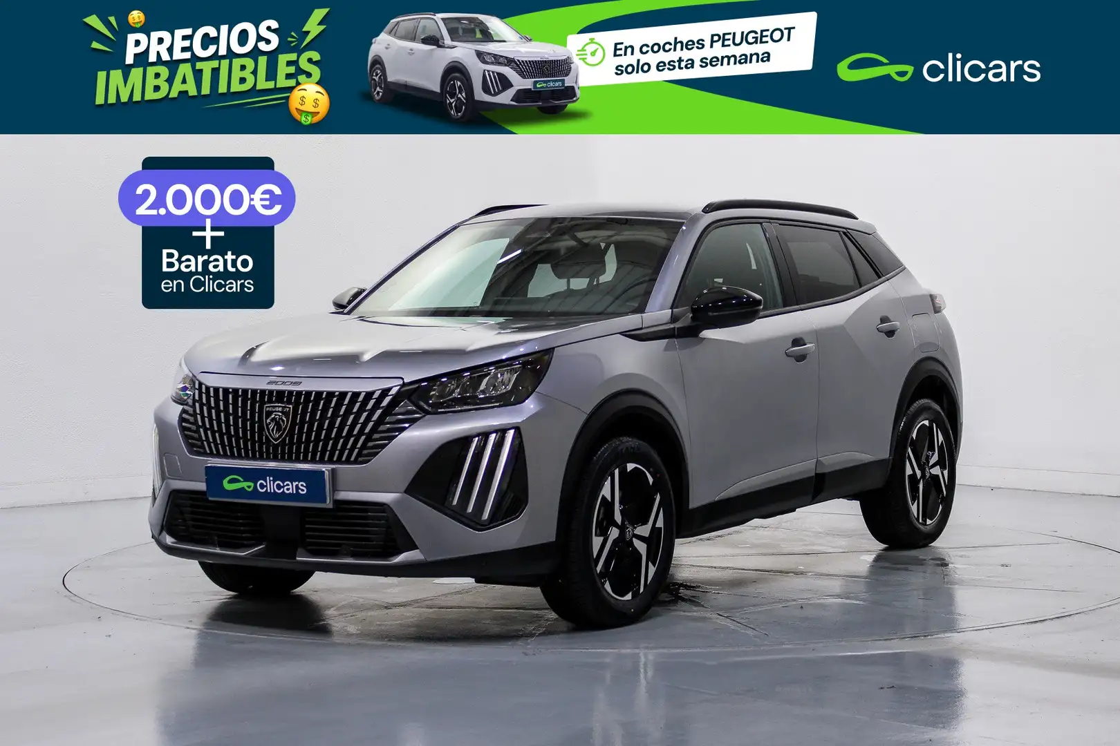 Peugeot 2008 Hybrid 136 Allure eDCS6 Plateado - 1