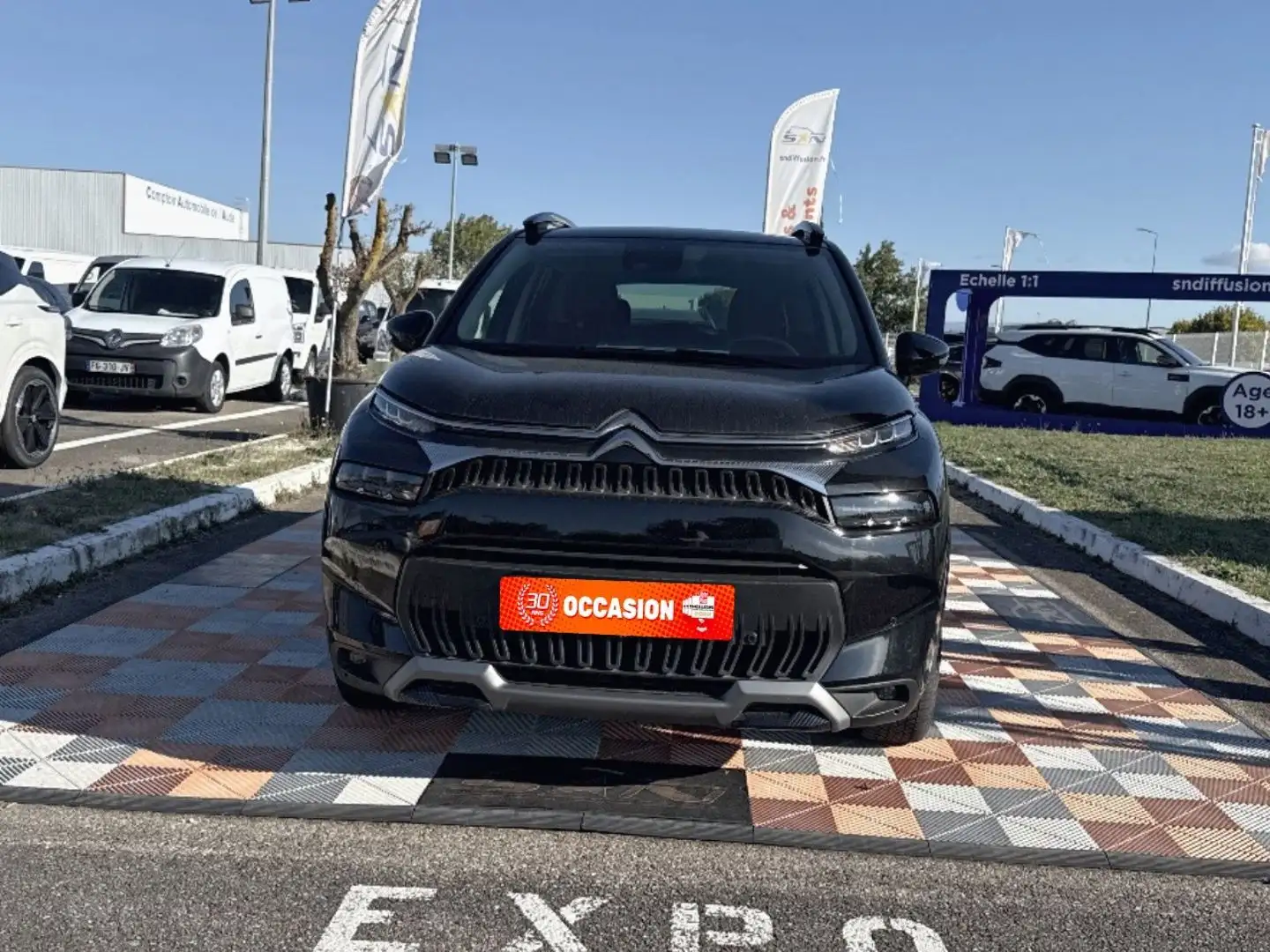 Citroen C3 Aircross BlueHDi 110 BV6 SHINE Caméra ADML Pack safety 2 Noir - 2