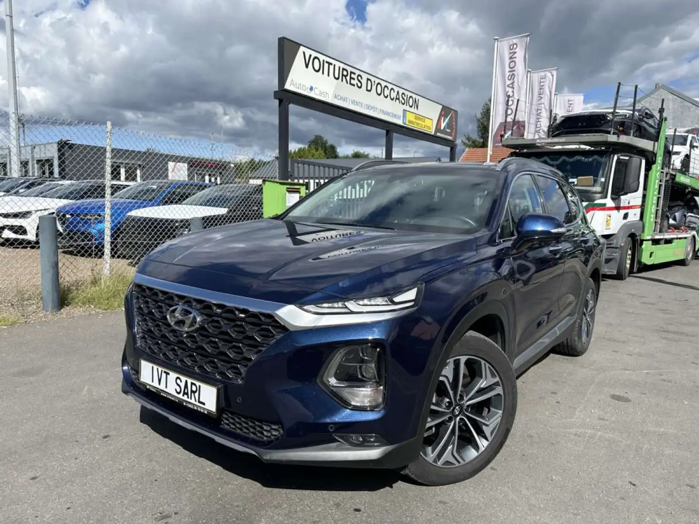 Hyundai SANTA FE 2.2 CRDI PREMIUM AUTO AWD Bleu - 1