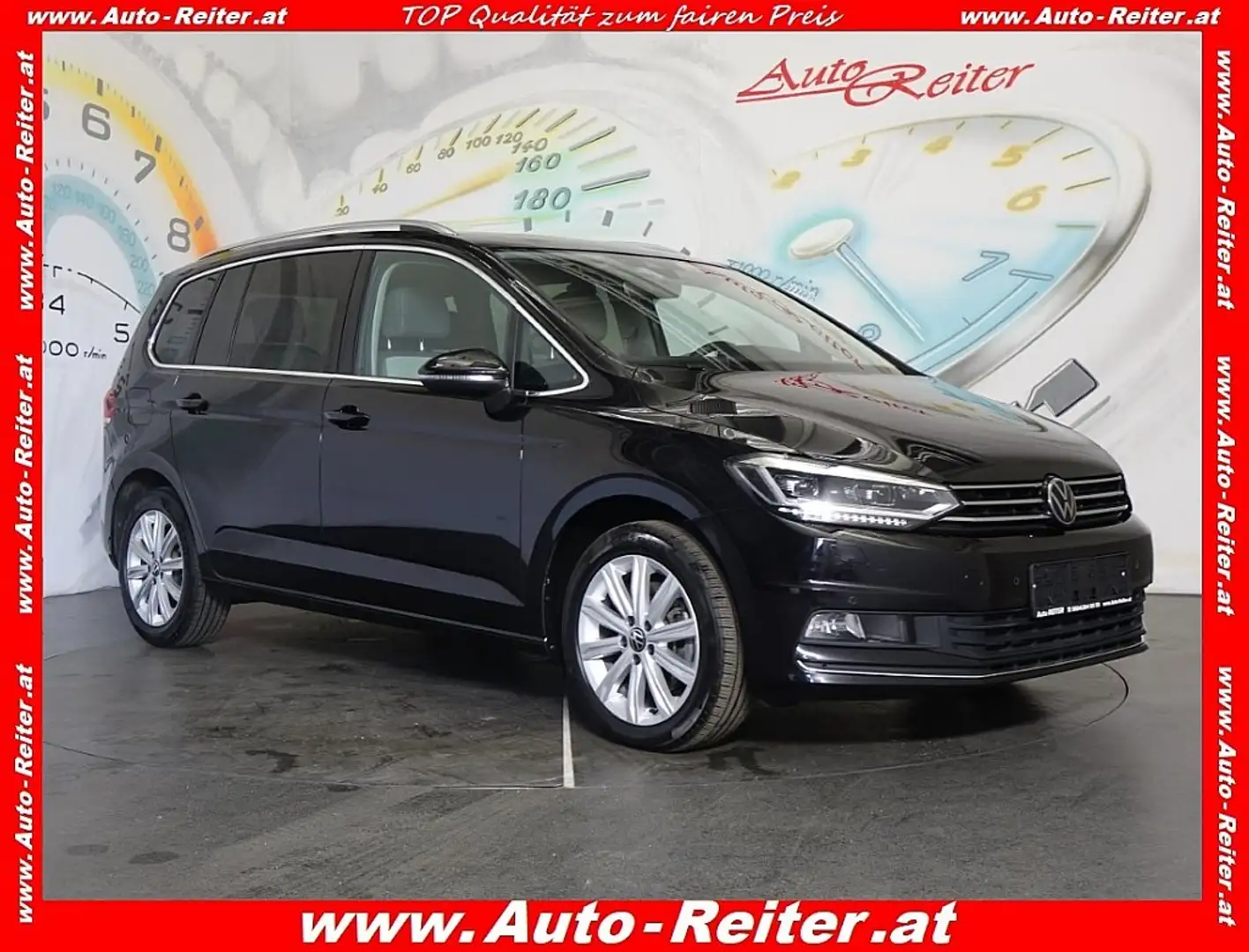 Volkswagen Touran Highline 2,0 SCR TDI DSG *7 SITZE, NAVI, AHK, RFK* Schwarz - 1