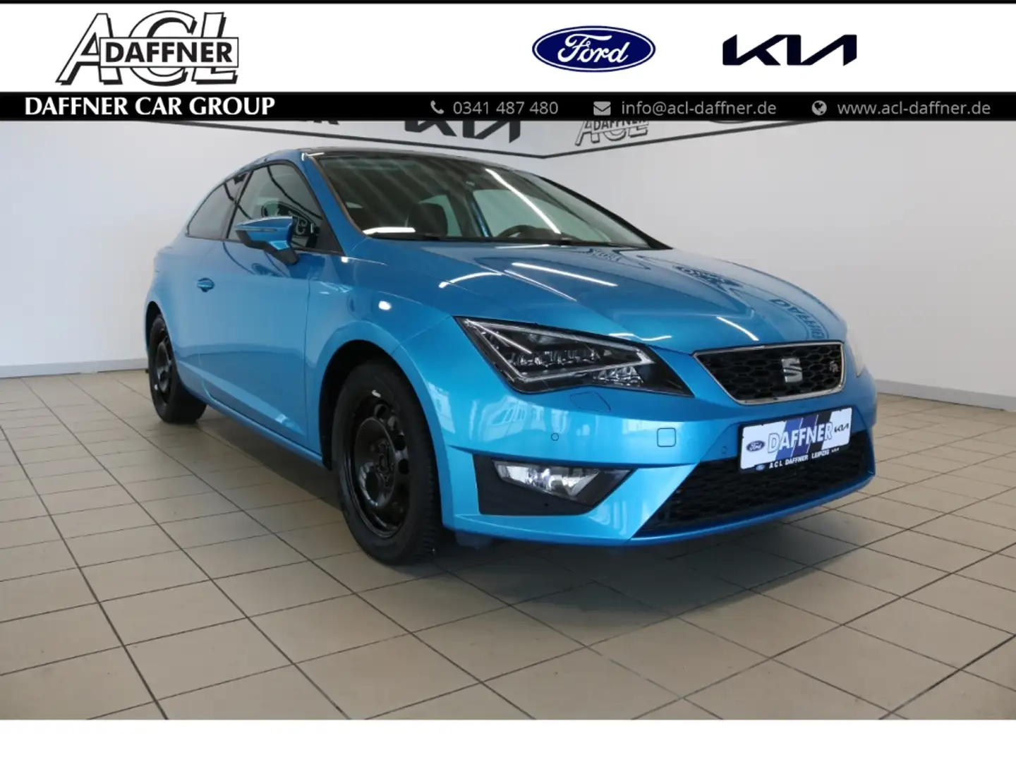 SEAT Leon SC FR 1.8 TSI Panoramadach/LED/PDC Blau - 1