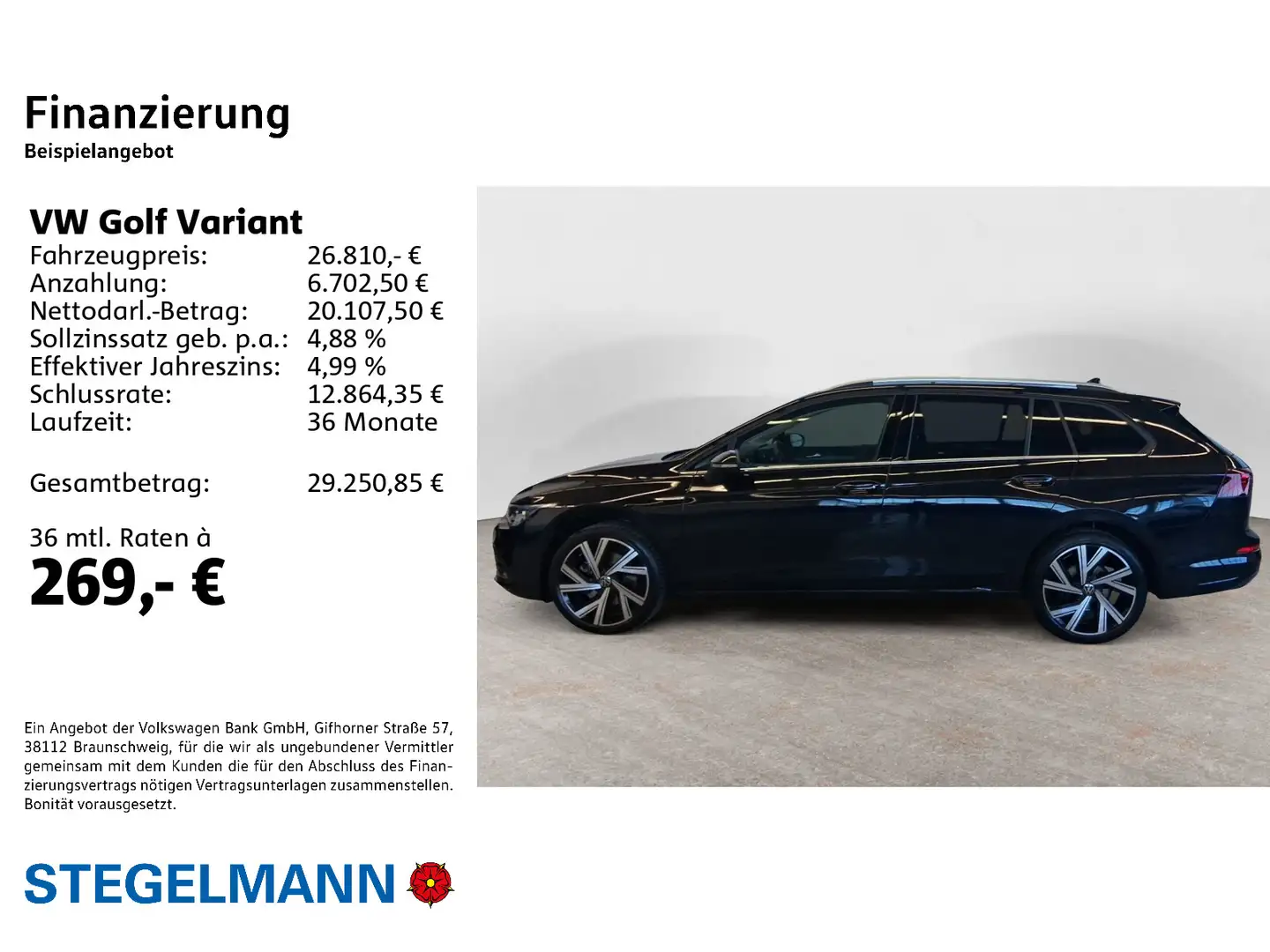 Volkswagen Golf Variant Golf VIII Variant 2.0 TSI DSG Style *AHK*Standhz Zwart - 2