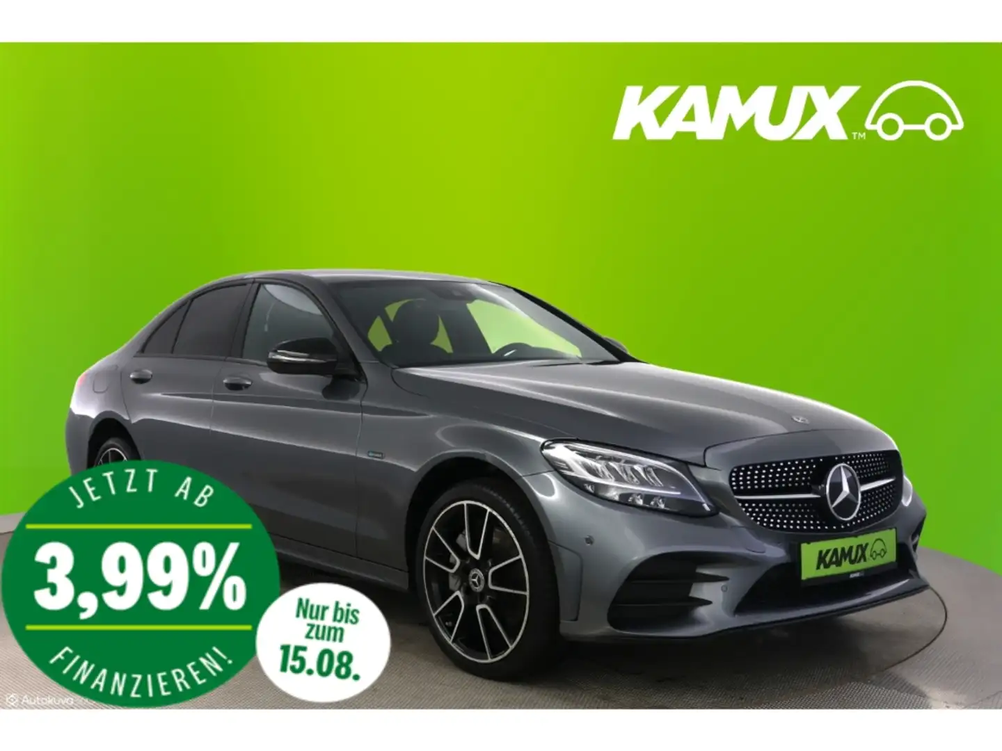 Mercedes-Benz C 300 e Limo 9G-tronic AMG Line+LED+NAVI+CARPLAY Grijs - 1