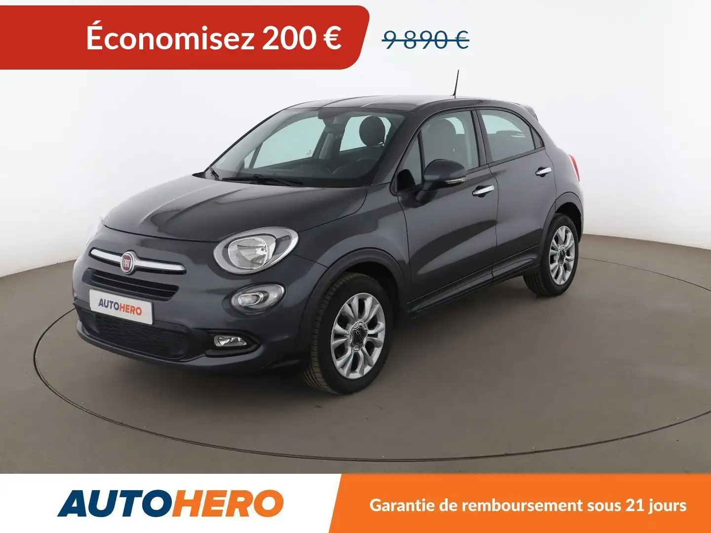 Fiat 500X 1.3 MultiJet Popstar 4x2 Gris - 1