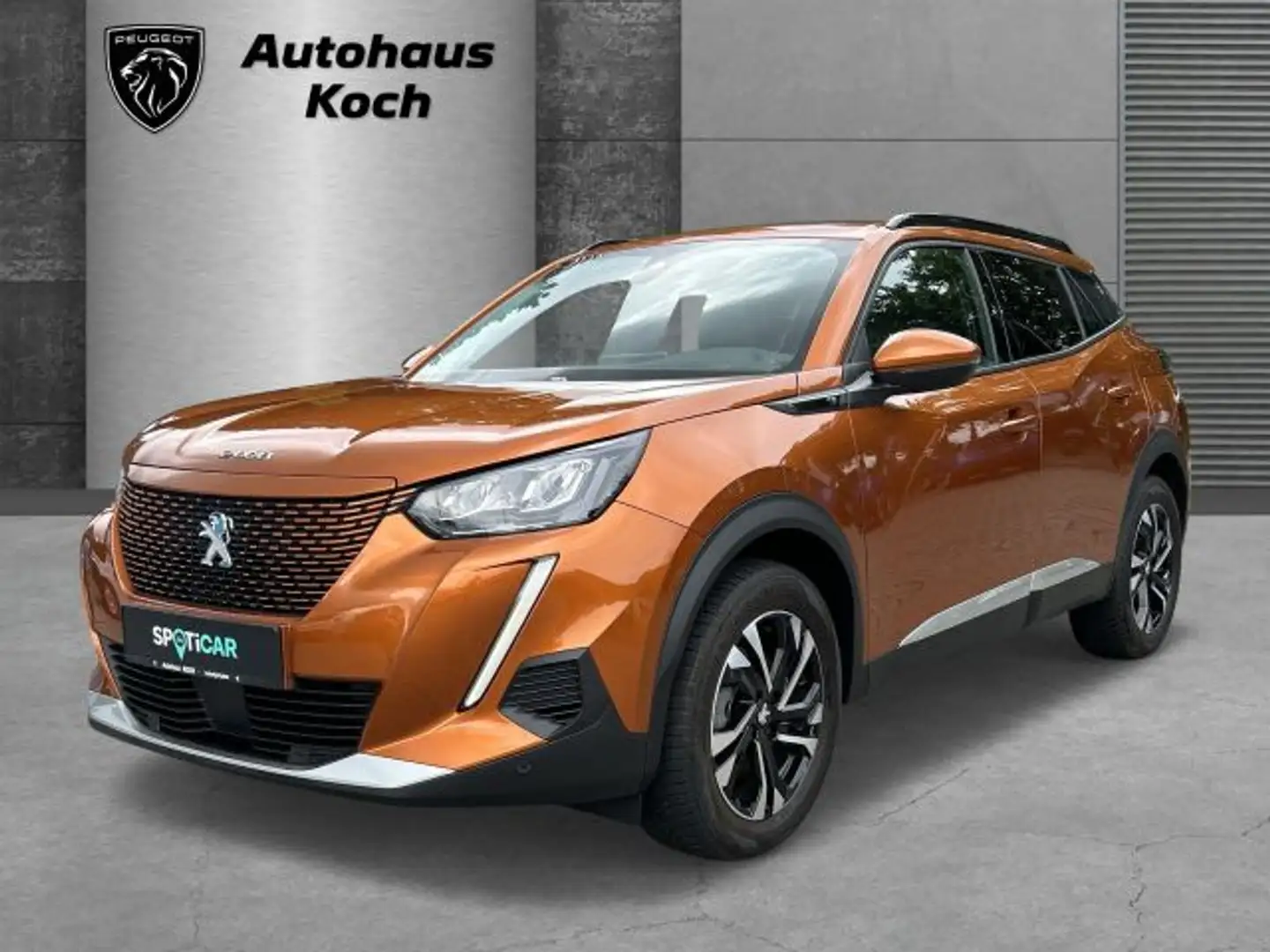 Peugeot 2008 Elektro Allure Orange - 1