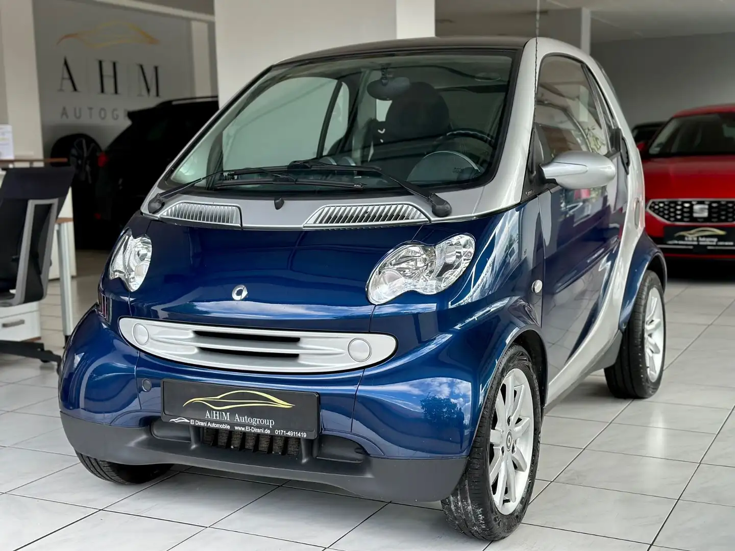 smart forTwo Aut. passion 1.Hnd/Klima/Pano/TÜV 03.2026 Plateado - 1