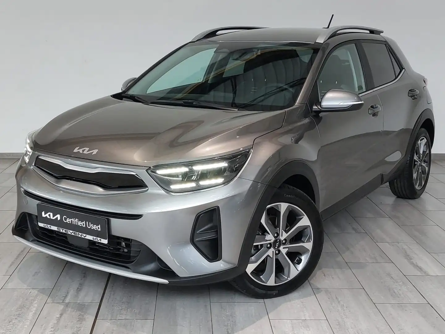 Kia Stonic INSPIRE 1.0 T ISG 100CV *CAMERA*CLIMATISATION* Gris - 1