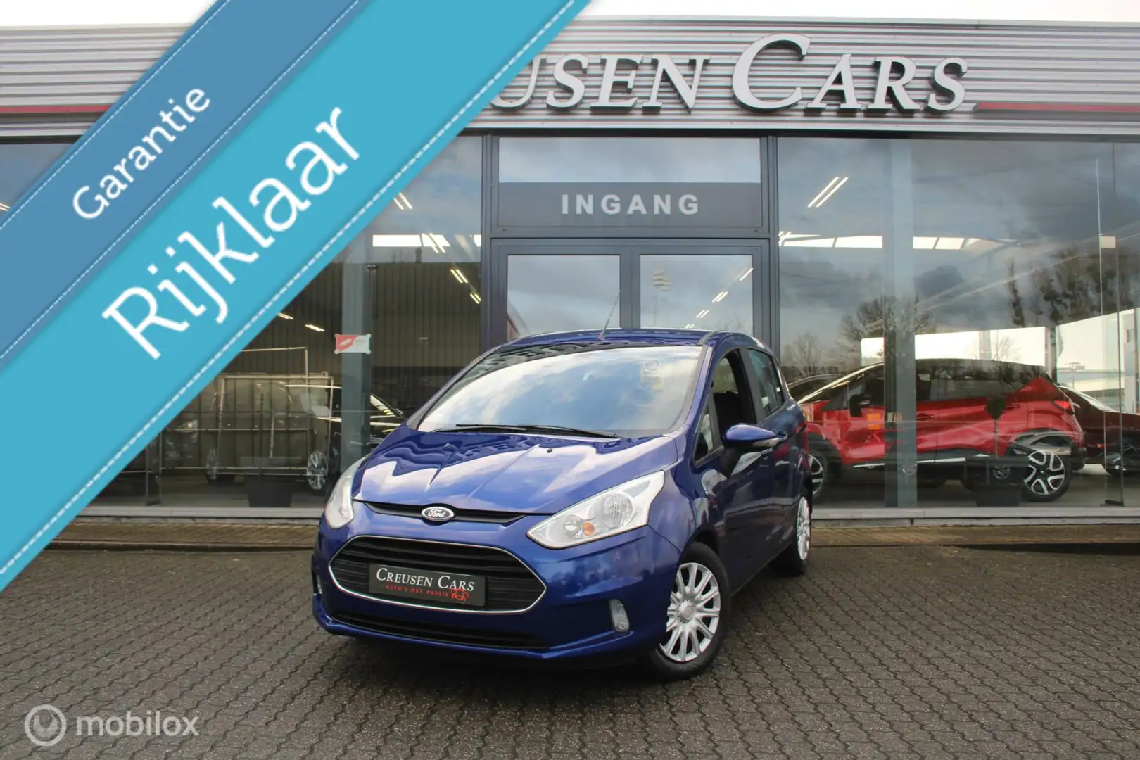 Ford B-Max 1.0 EcoBoost Style/Navi/Tel/All season/ Blauw - 1