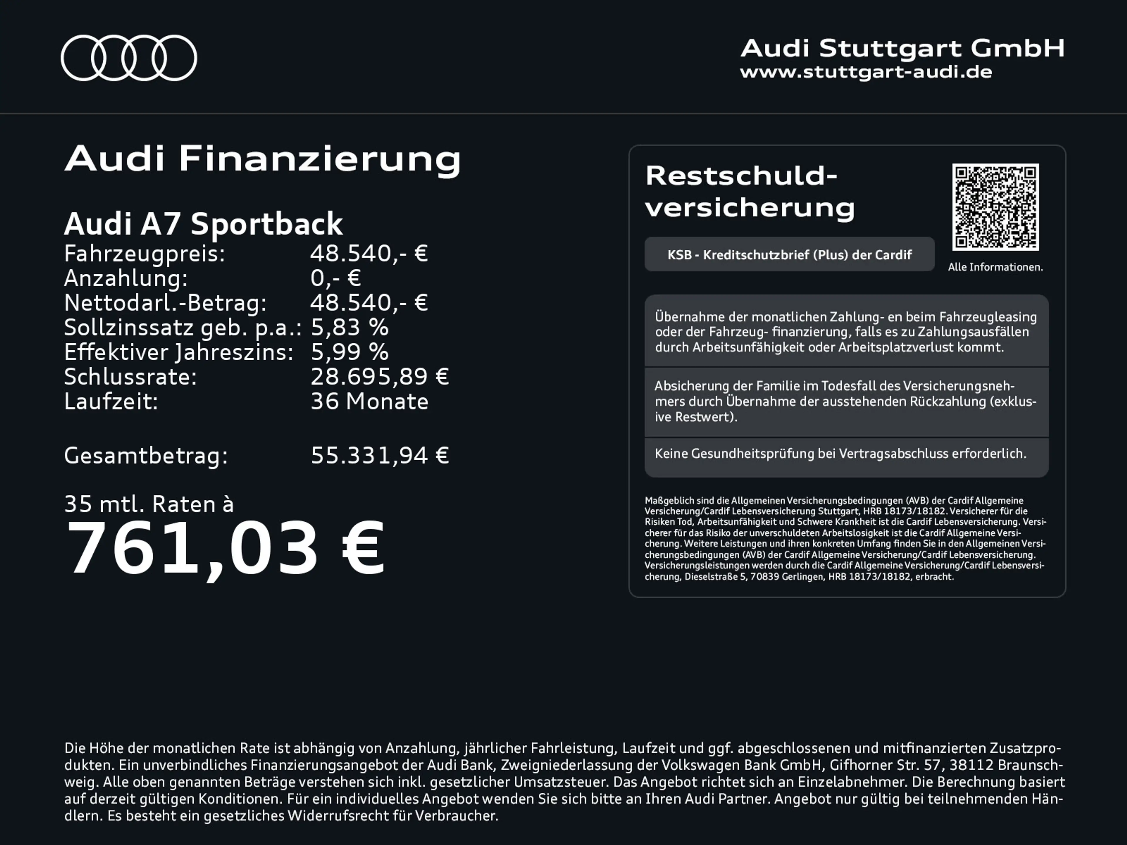 Audi A7 50 TFSI e quattro S line AHK 20'' — photo 2