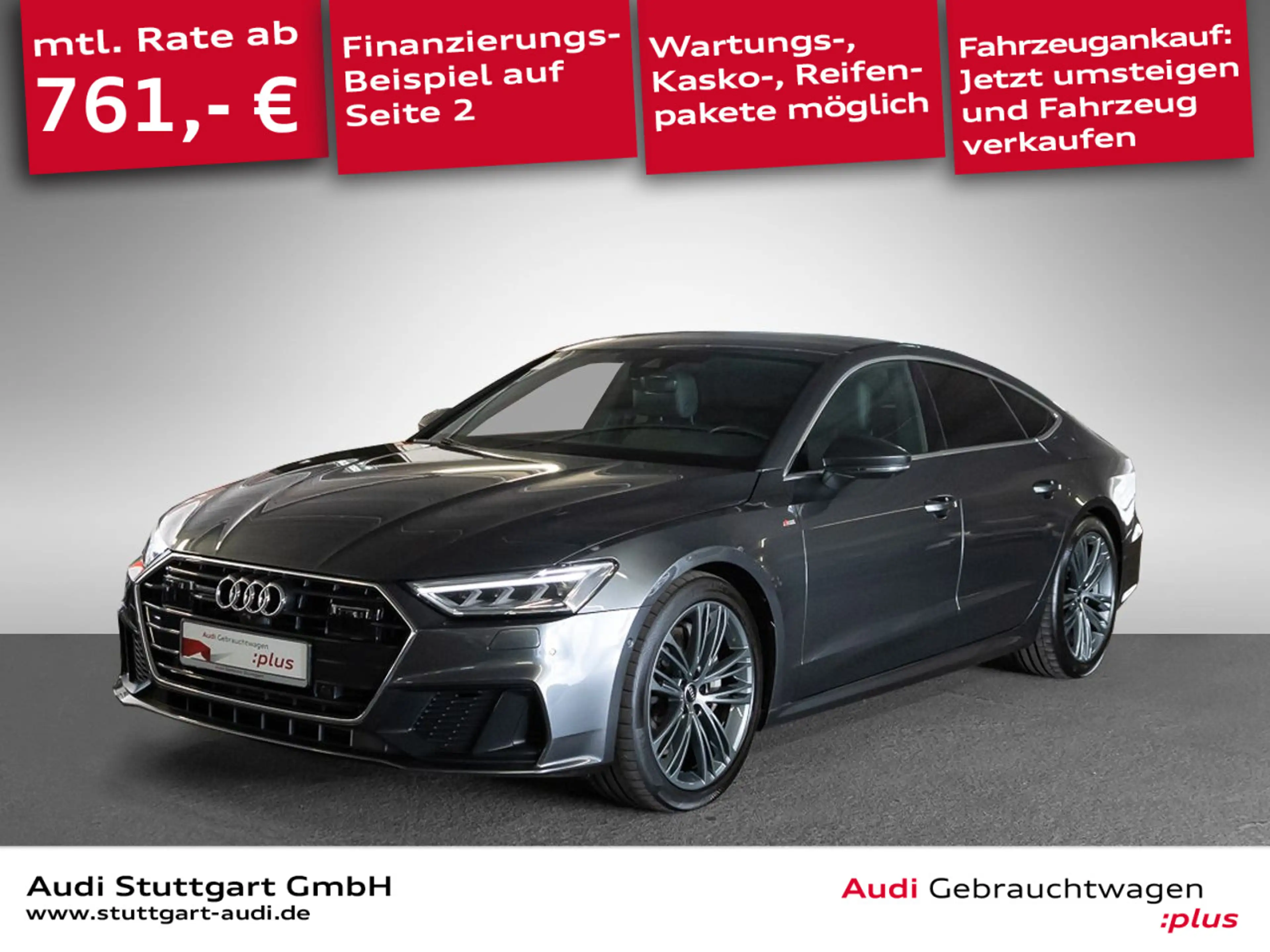 Audi A7 50 TFSI e quattro S line AHK 20''