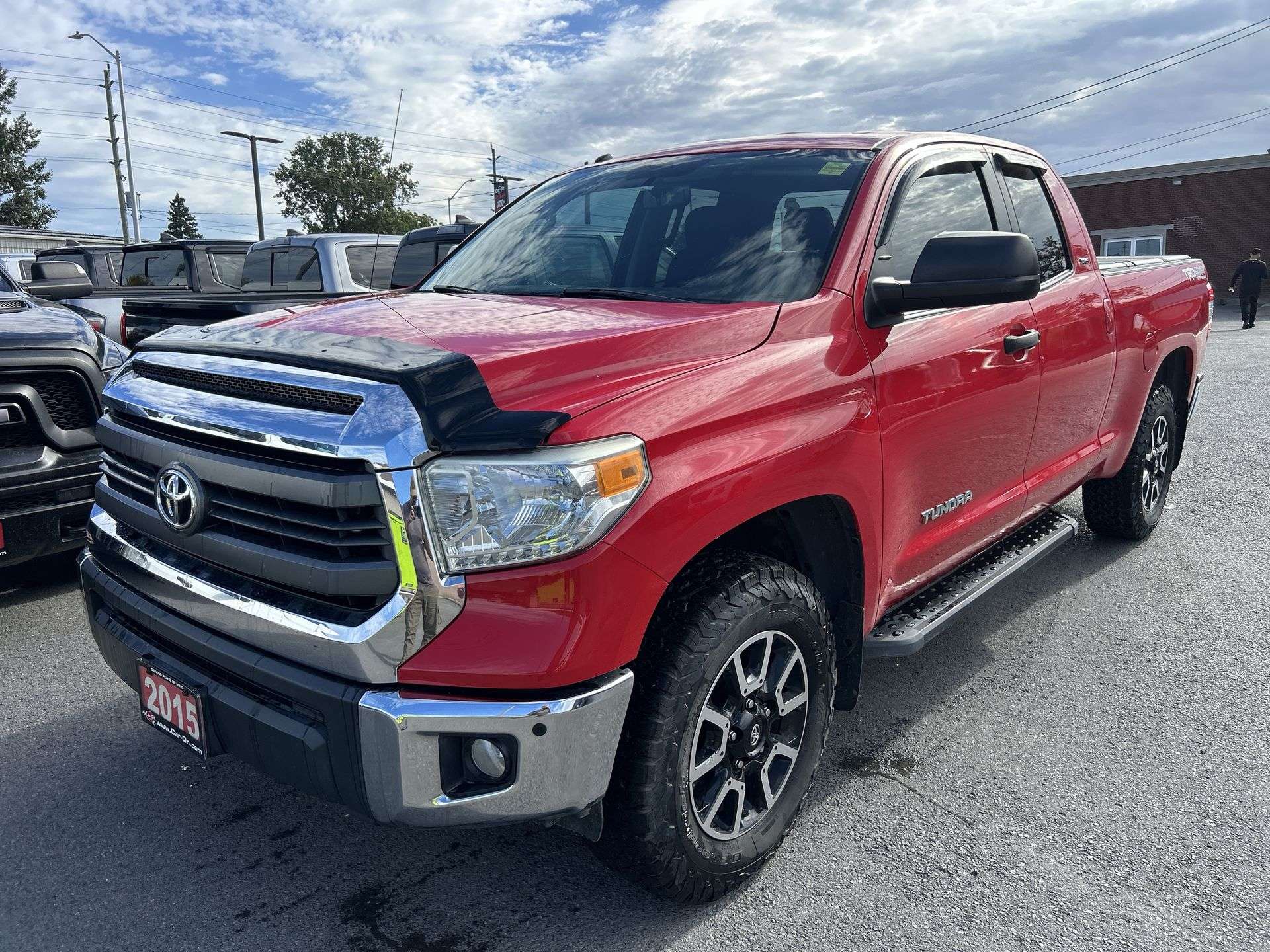 Red 2015 Toyota Tundra Pickup Truck  Automatic