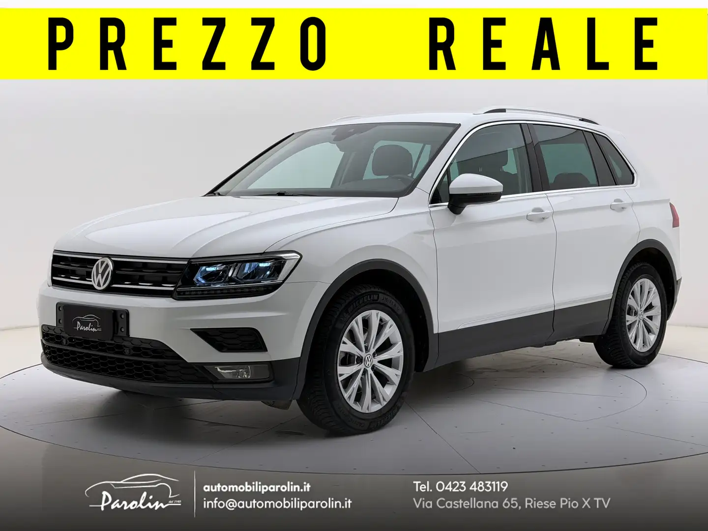 Volkswagen Tiguan 2.0tdi Business tagliandi ufficiali 1 proprietario Blanc - 1