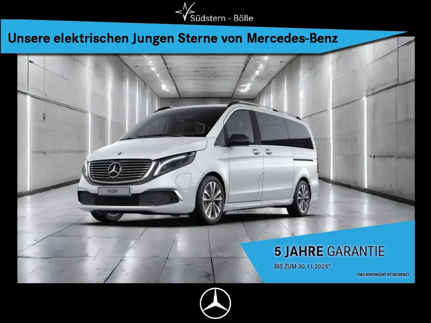 Mercedes-Benz EQV 300 AVANTGARDE AIRMATIC+BURMESTER+360°+LED Weiß - 1