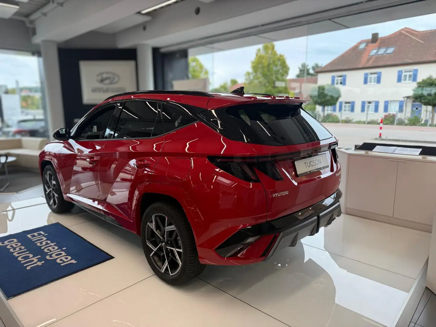 Hyundai TUCSON Tucson 1.6 T-GDI N Line Mild-Hybrid 4WD Rouge - 2