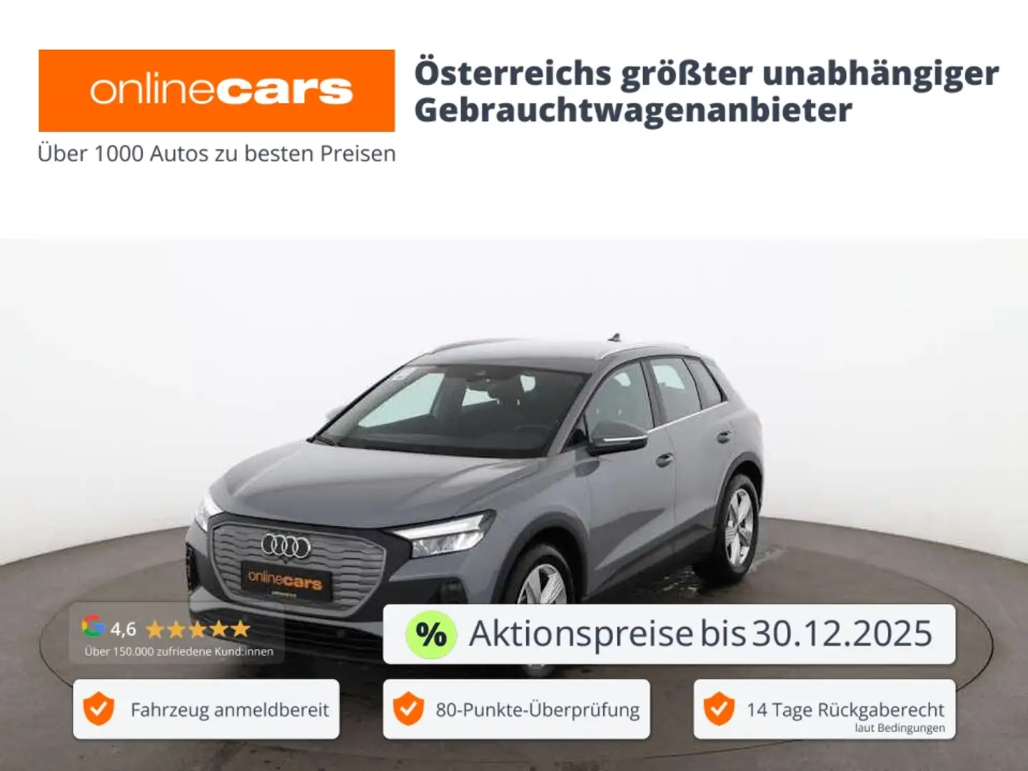 Audi Q4 e-tron Q4 35 e-tron 55kWh Aut LED DIGITAL-TACHO ASSIST Grau - 1