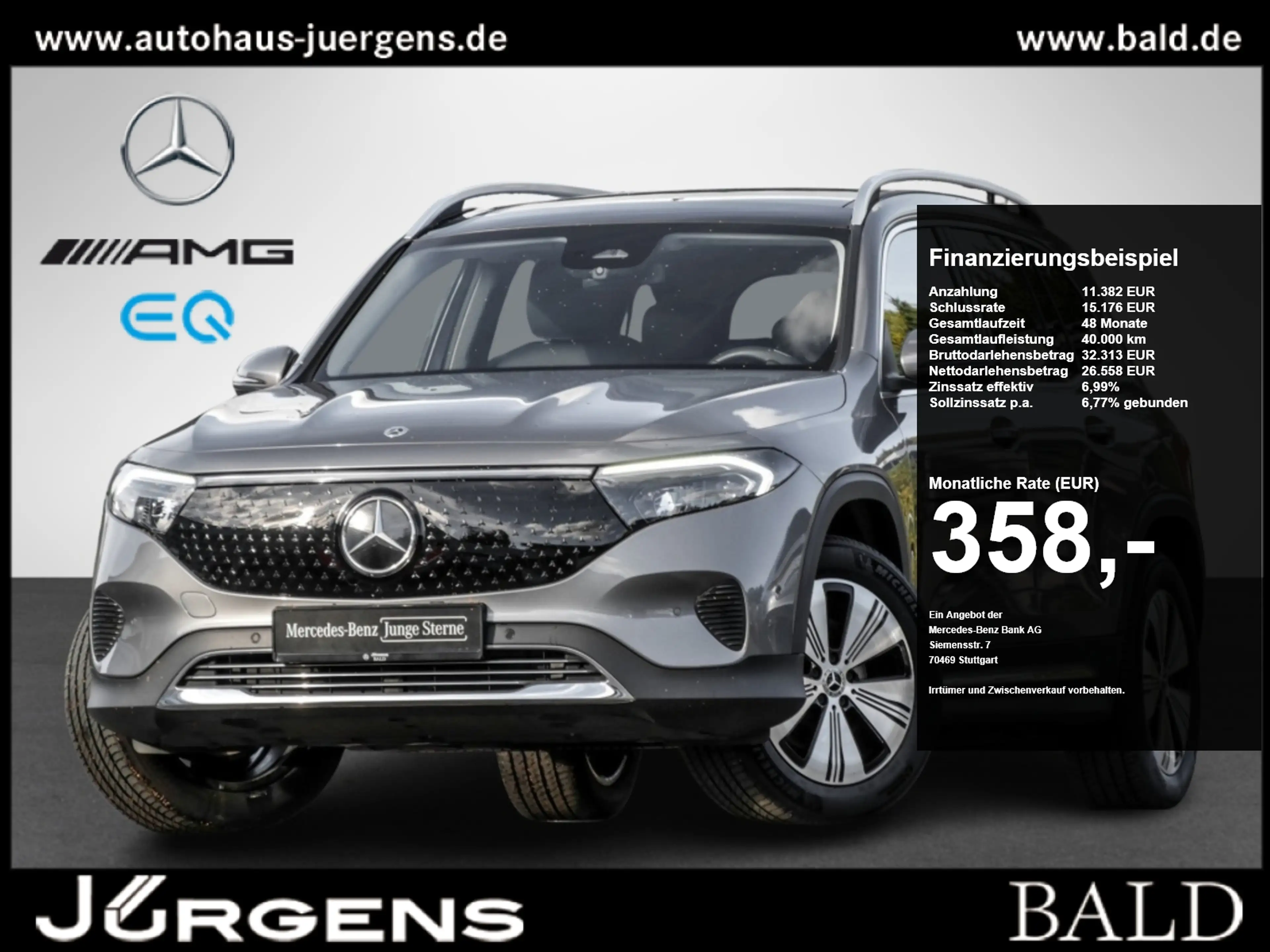 Mercedes-Benz EQB 250 + Progressive/Pano/Distr/Ambi/Totw/LED/18