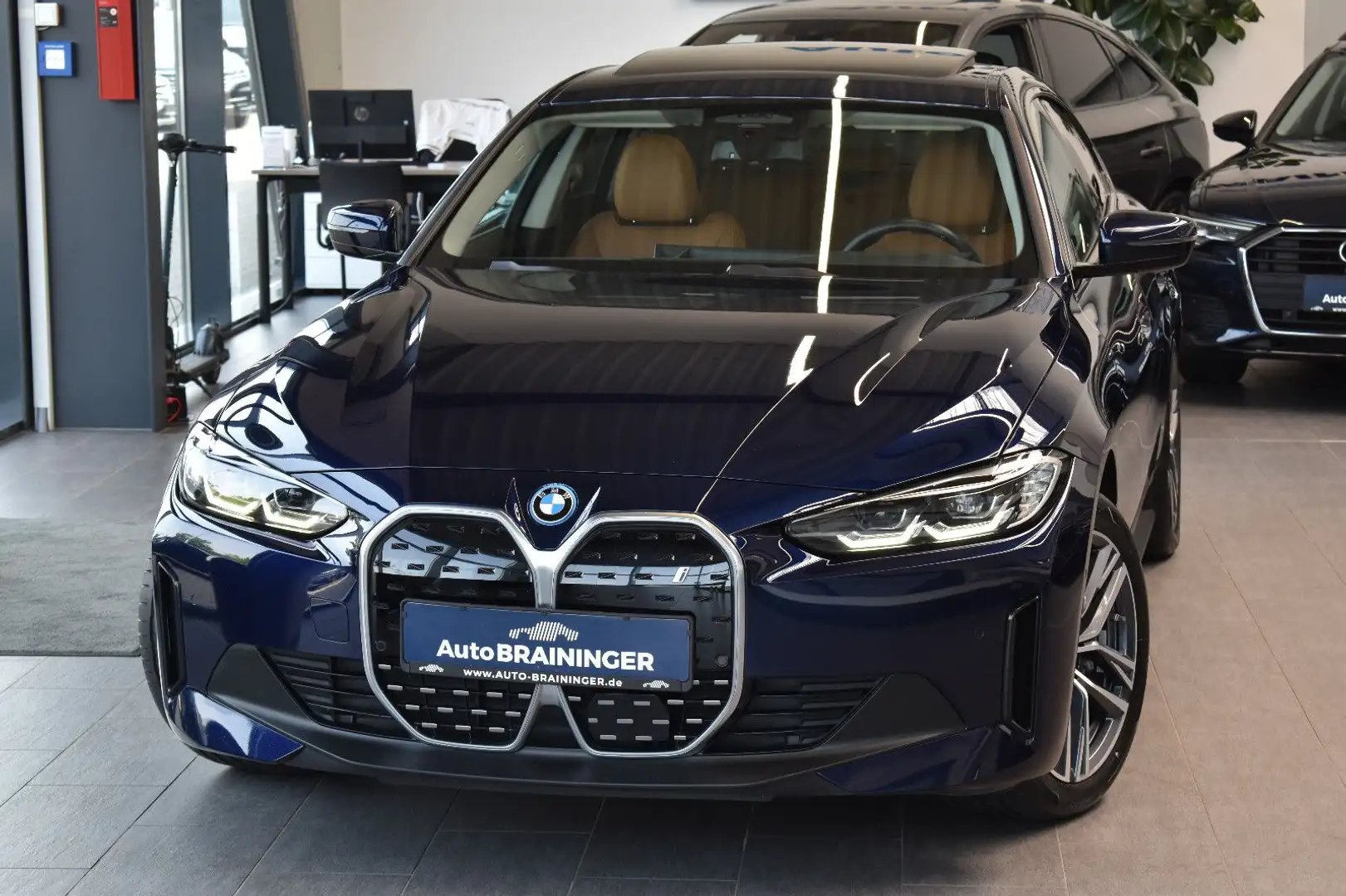 BMW i4 eDrive 40 GranCoupe Aut. LED~el.SD~ACC~LiveCo Blau - 1