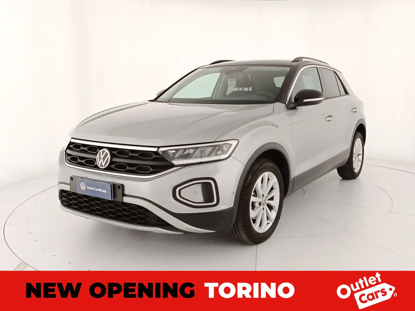 Volkswagen T-Roc 1.0 tsi life 110cv Grigio - 1