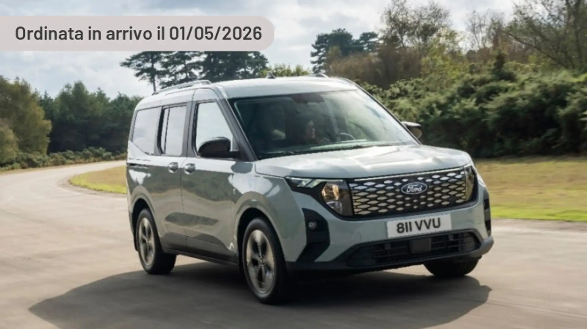 Ford Tourneo Courier 43kWh PC Titanium Argento - 2