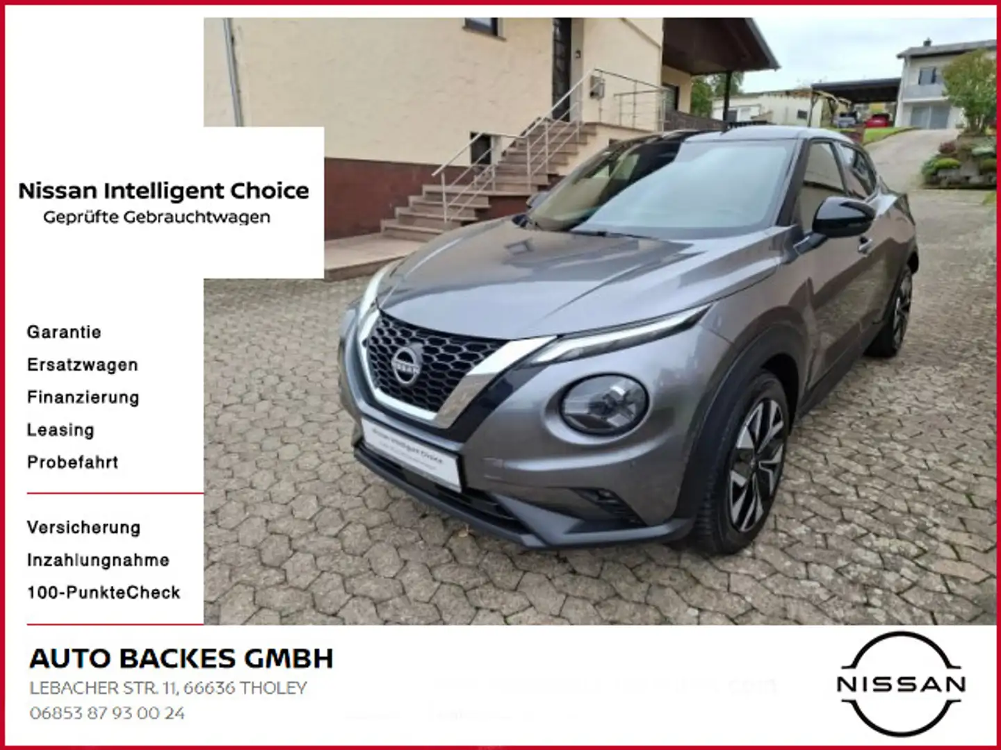 Nissan Juke 1.0 DIG-T DCT N-Connecta Navi Rückfahrkamer Grau - 1