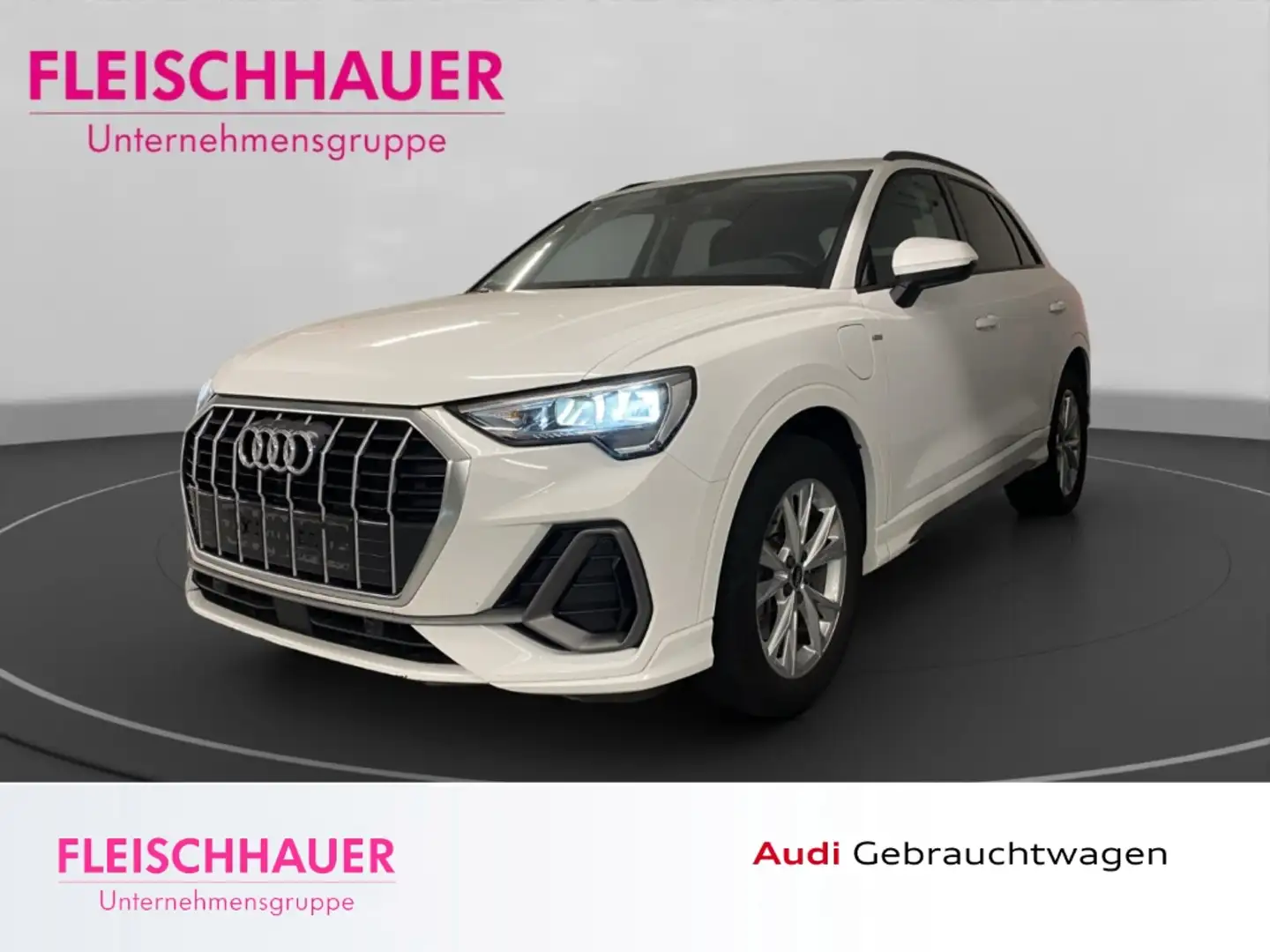 Audi Q3 45 TFSI e S line Navi+LED+AHK+Pano+Kamera+VC+App-c Weiß - 1