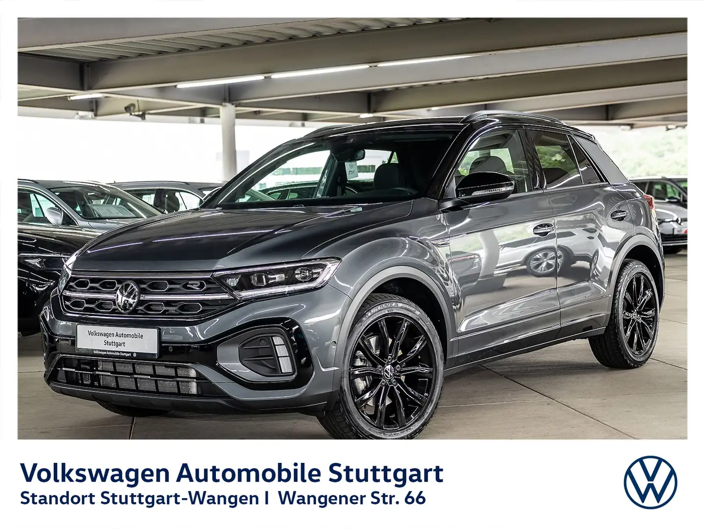 Volkswagen T-Roc R-Line 2.0 TDI DSG Navi Kamera LED AHK ACC Grau - 1