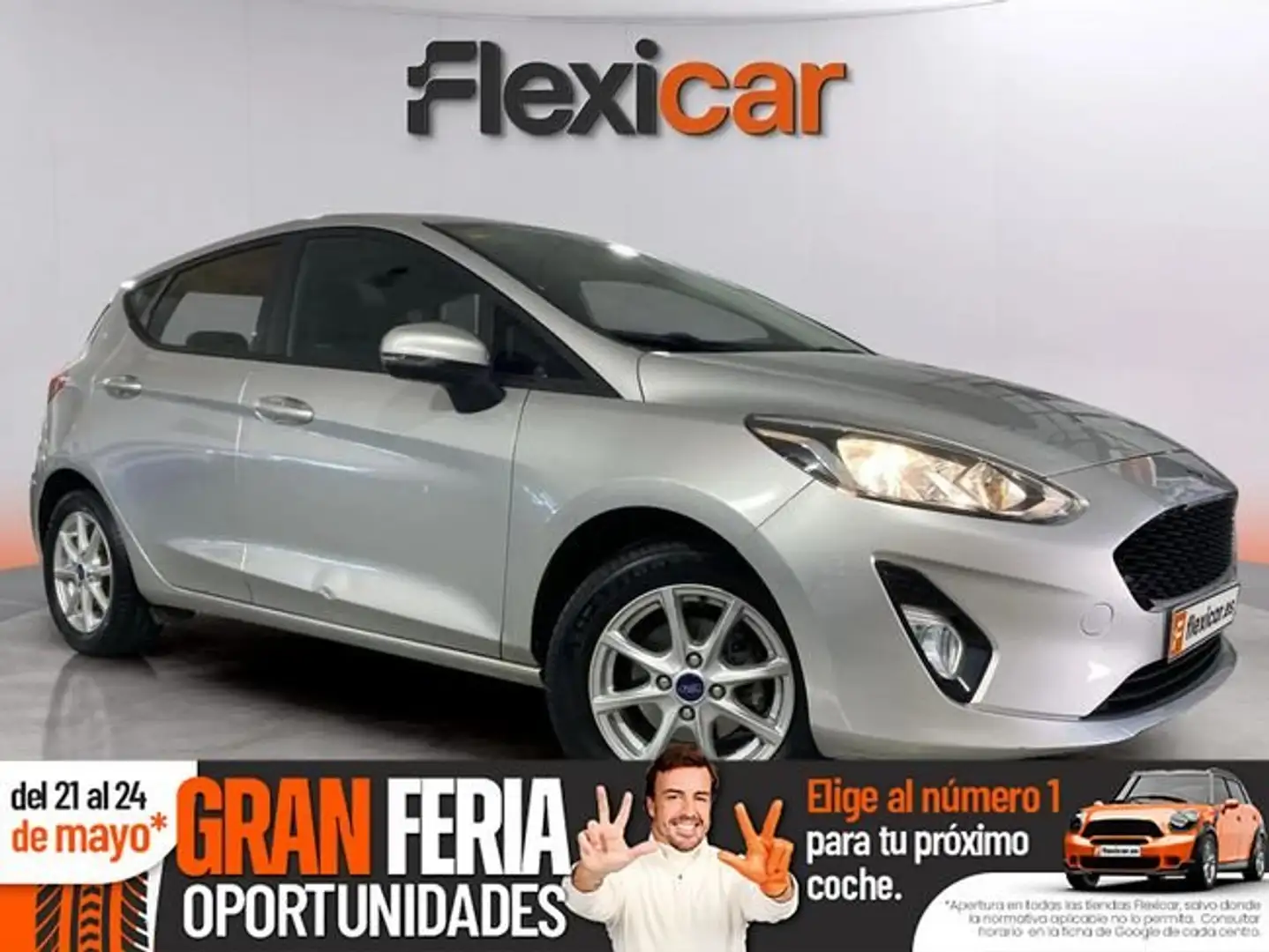 Ford Fiesta 1.0 EcoBoost S/S Active 85 Gris - 1
