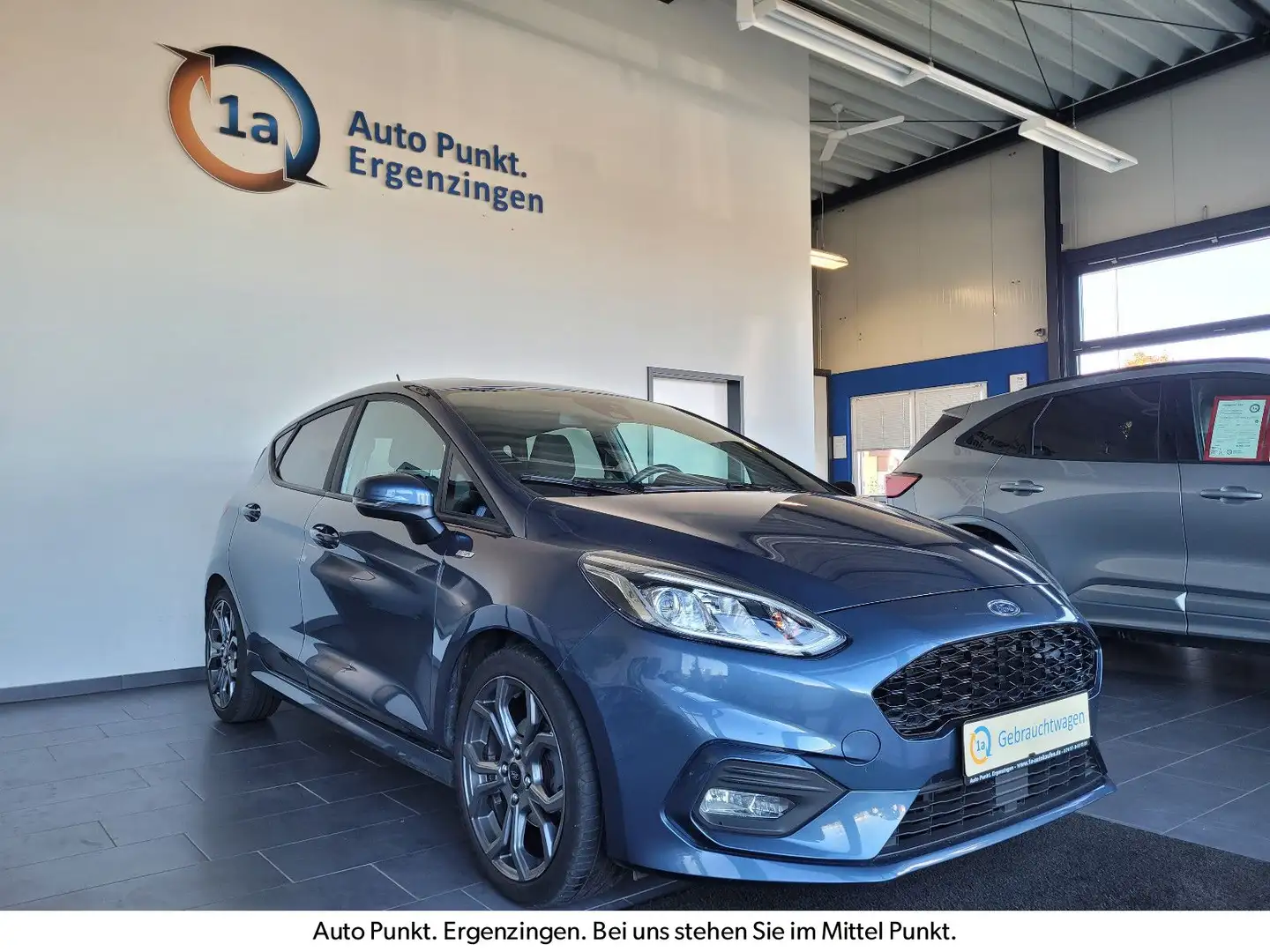Ford Fiesta EcoBoost ST-Line m. DAB/Klimaa/Navi Blauw - 1