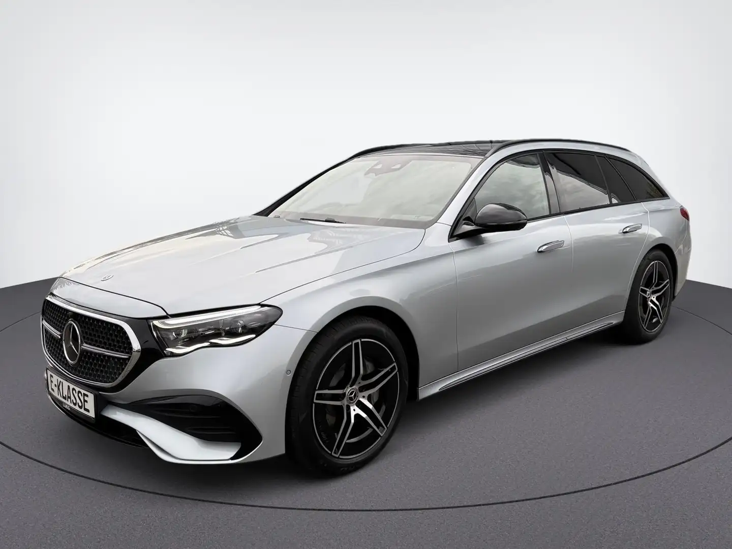 Mercedes-Benz E 220 d T AMG-EDITION+NIGHT+SURROUND+PANODACH Silber - 2