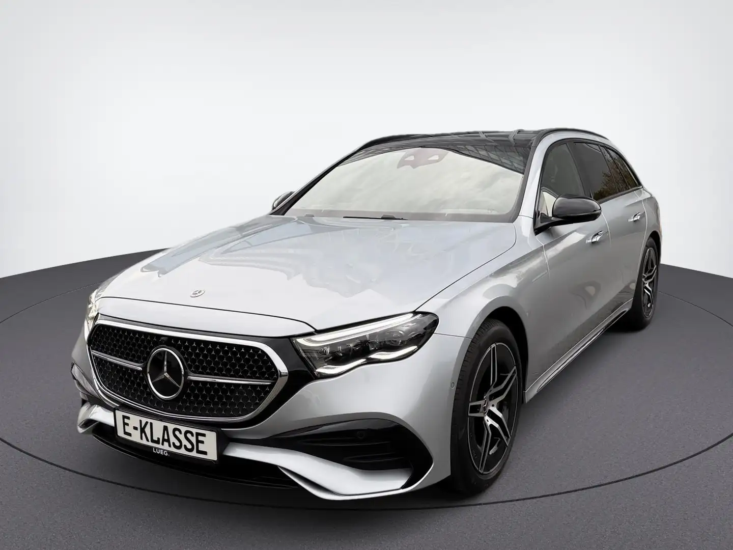Mercedes-Benz E 220 d T AMG-EDITION+NIGHT+SURROUND+PANODACH Silber - 1