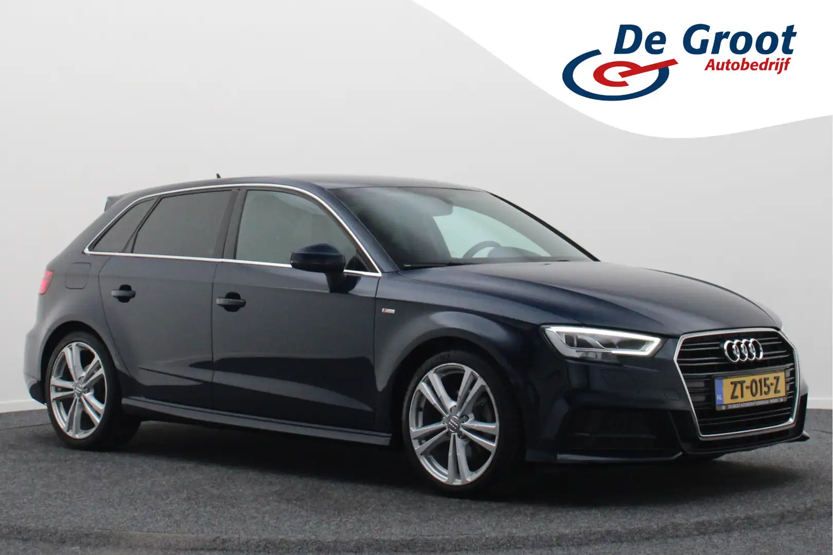 Audi A3 Sportback 35 TFSI CoD Sport S Line Edition Leer/St Bleu - 1
