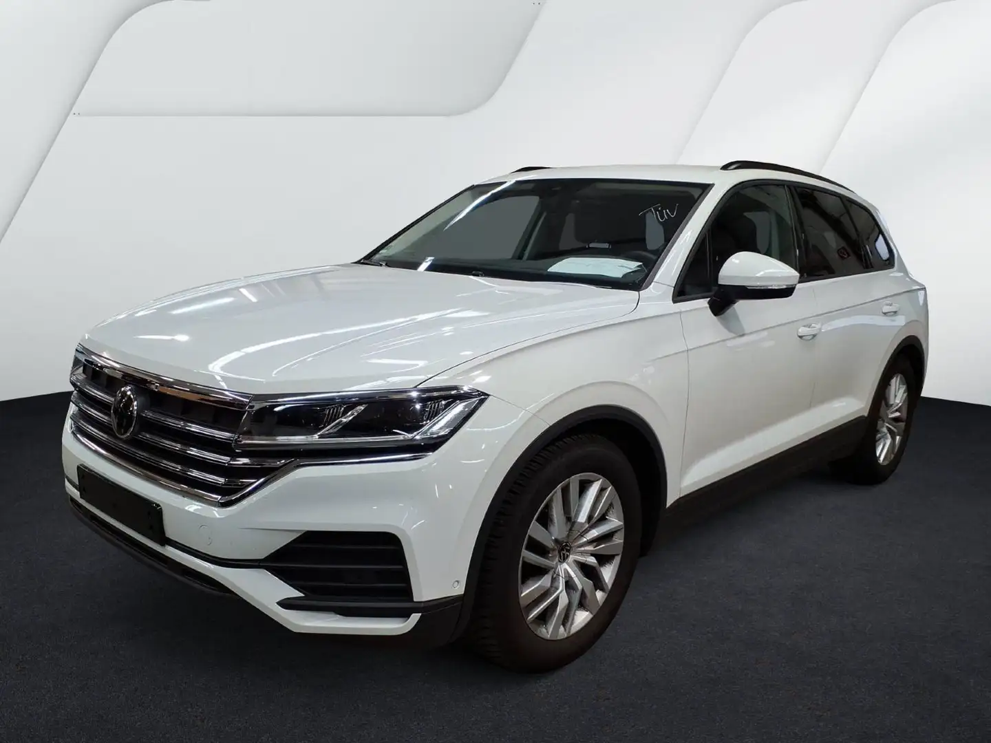 Volkswagen Touareg 3.0 TDI 4M AHK Navi SHZ Leder Kam. Luft Weiß - 2
