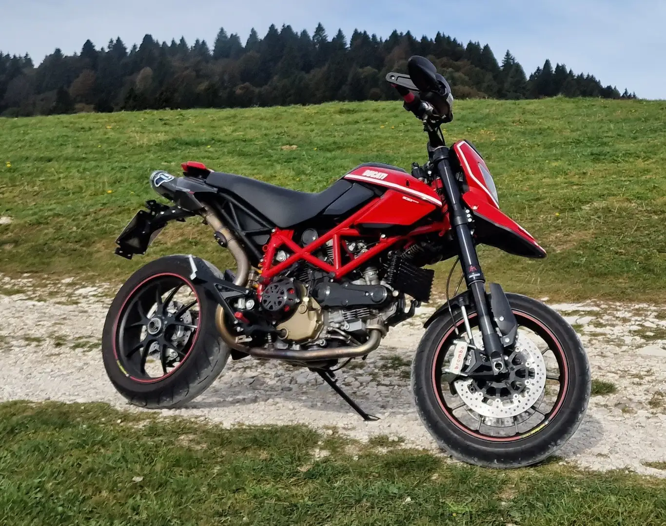 Ducati Hypermotard 1100 Evo SP Rouge - 1