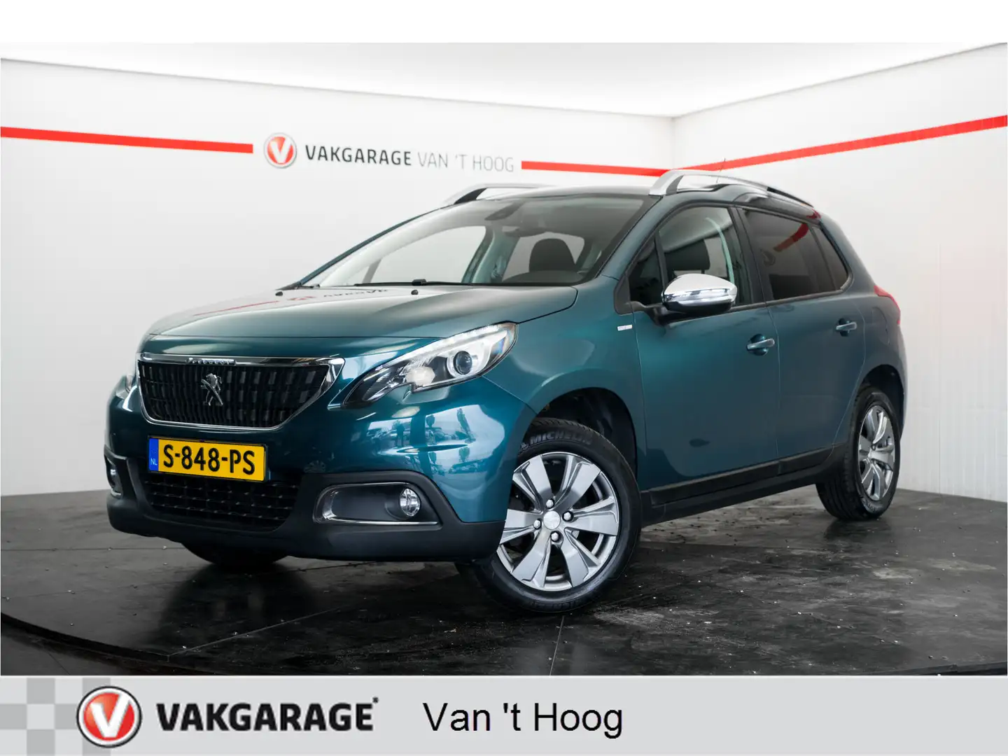 Peugeot 2008 1.2 PureTech Allure Trekhaak Applecarplay Climatco Vert - 1