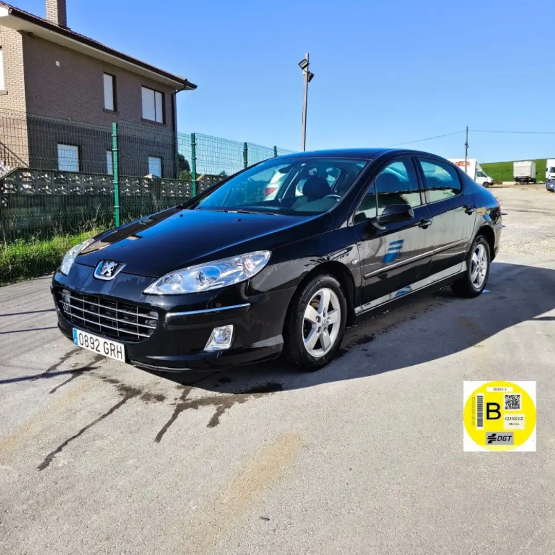 Peugeot 407 1.6HDI Business Line Schwarz - 1