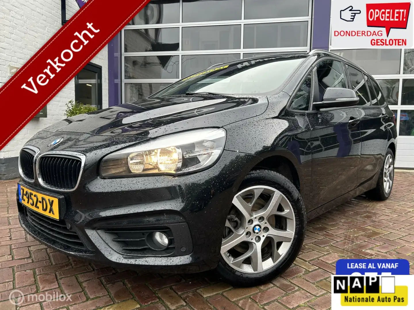 BMW 218 2-serie Gran Tourer 218i High Exe * NAVI * LEDER * Black - 1