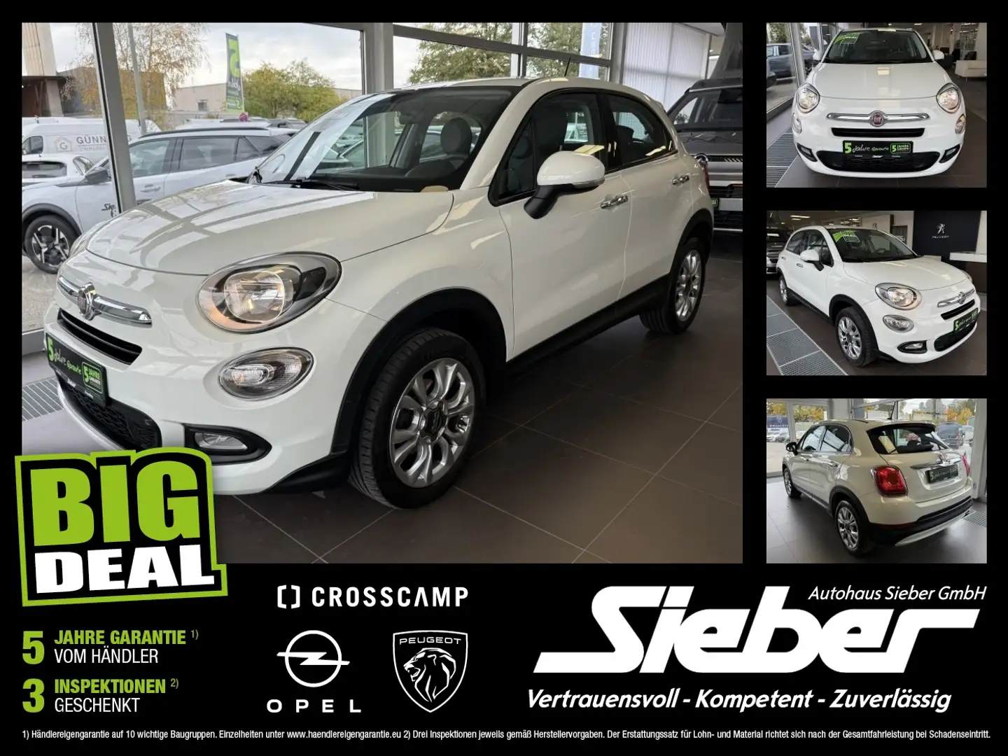 Fiat 500X 1.4 MultiAir Pop Star Tempomat*PDC*Klima Blanco - 1