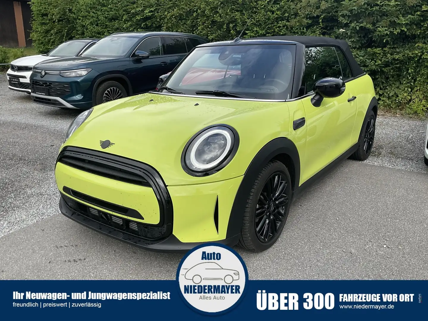 MINI Cooper Cabrio 1.5 Classic Trim, Leder, LED, Navi, 1. Hand Jaune - 1