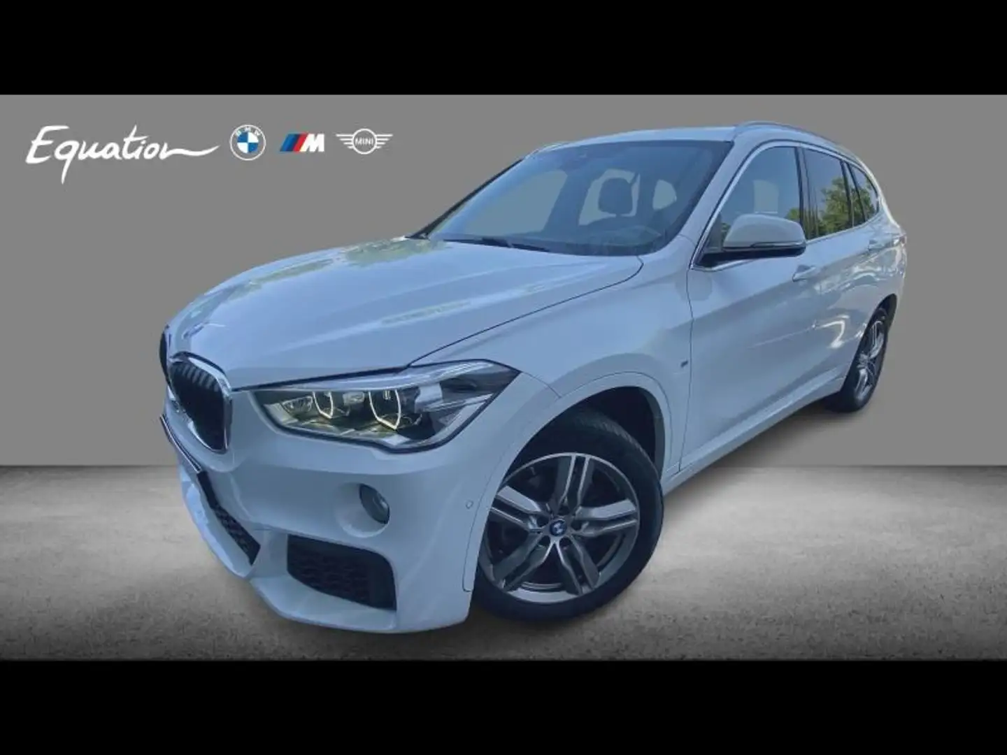 BMW X1 sDrive18iA 140ch M Sport DKG7 Euro6d-T Blanc - 1