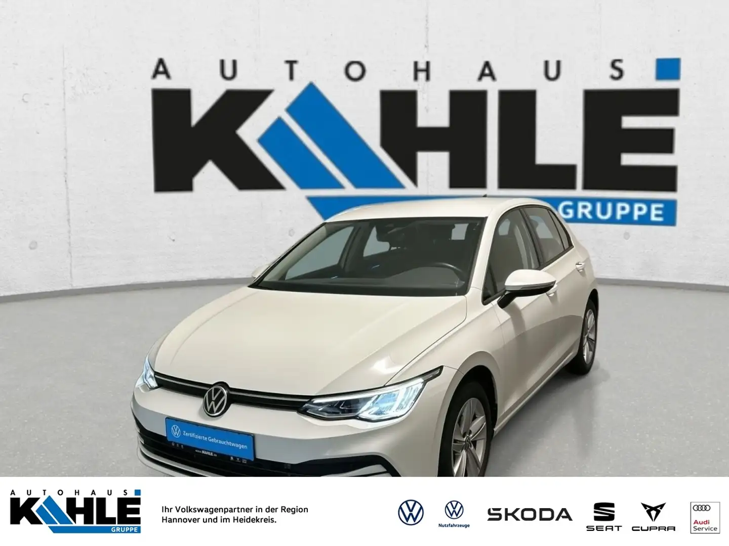 Volkswagen Golf Life 2.0TDI AHK Navi PDC Klima Klima Navi Weiß - 1