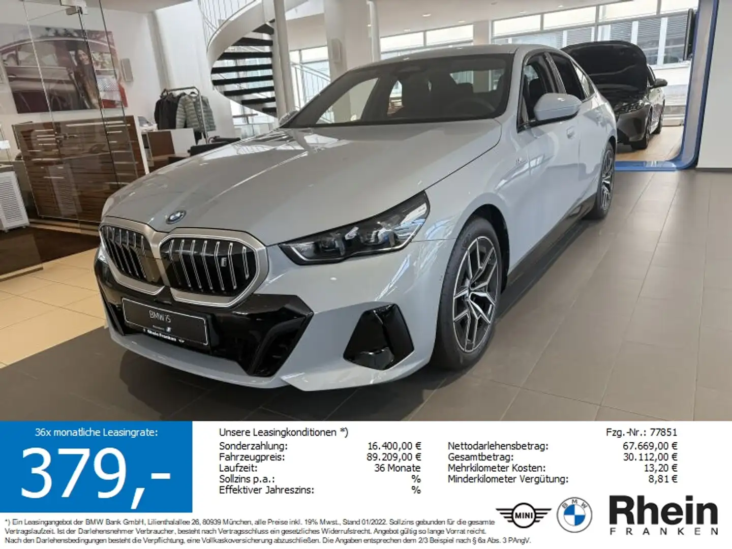 BMW i5 xDrive40 M Sportpaket AHK - Tageszulassung! Gri - 1