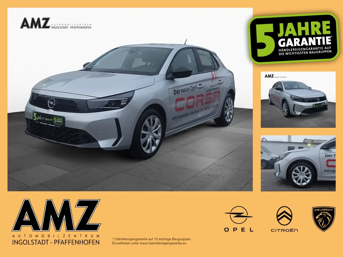 Opel Corsa F 1.2 SpurW KAMERA PDC SpurH Silber - 1