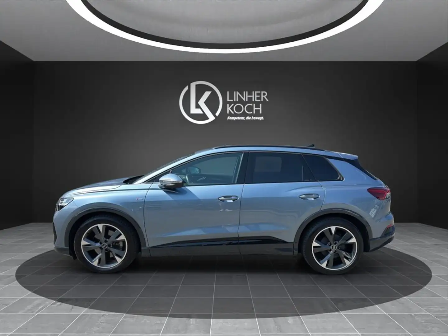 Audi Q4 e-tron 55 e-tron ''S-Line+MATRIX+WÄRMEP.'' Blau - 2