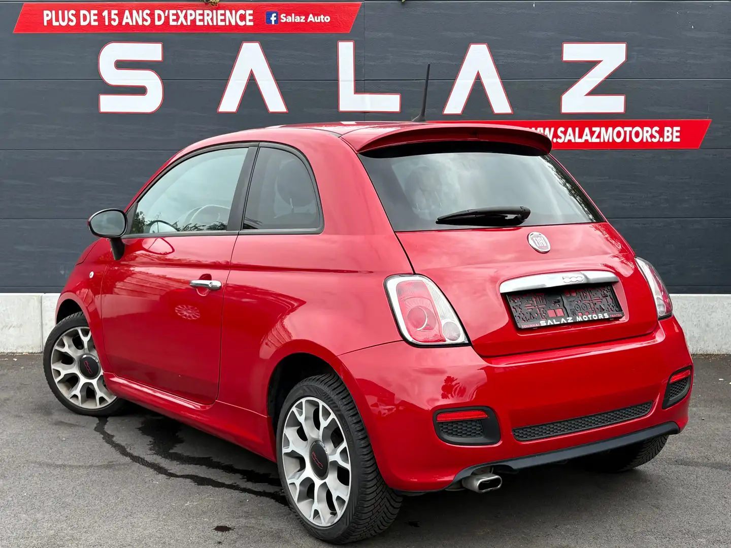 Fiat 500 1.2i Sport/GARANTIE/CLIMATISATION/EURO6B/ Rood - 2