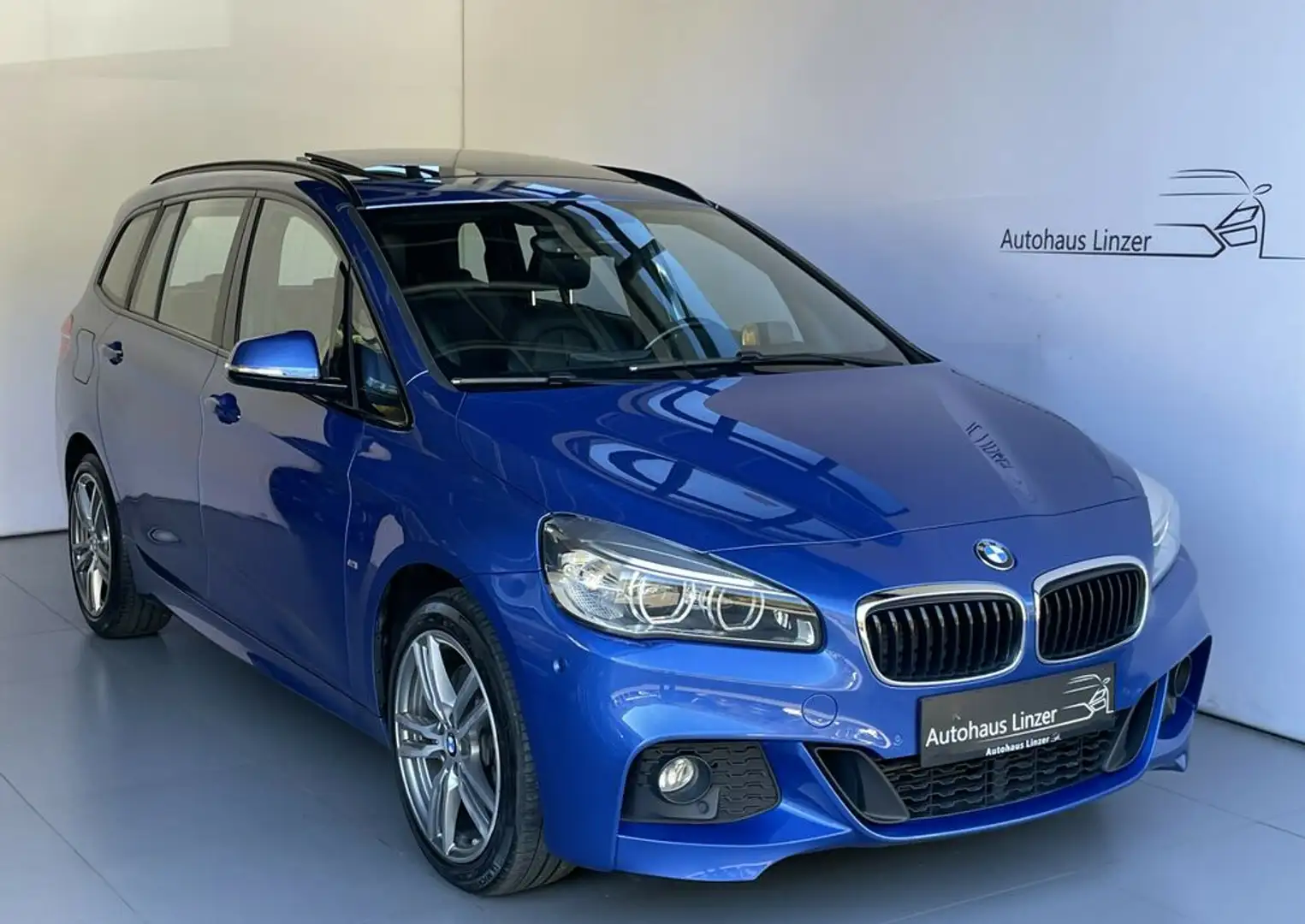 BMW 220 d xDrive M 7-SITZ *LED*PANO*AHK*ACC*HK*HuD*MEMO Blau - 1