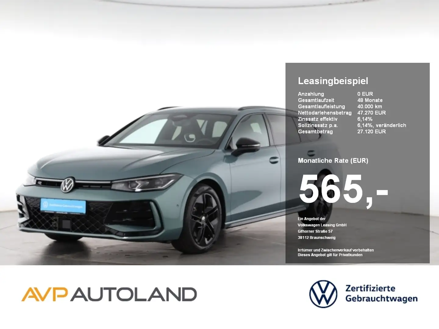 Volkswagen Passat 2.0 TDI DSG 4MOTION R-Line BLACK STYLE Blau - 1