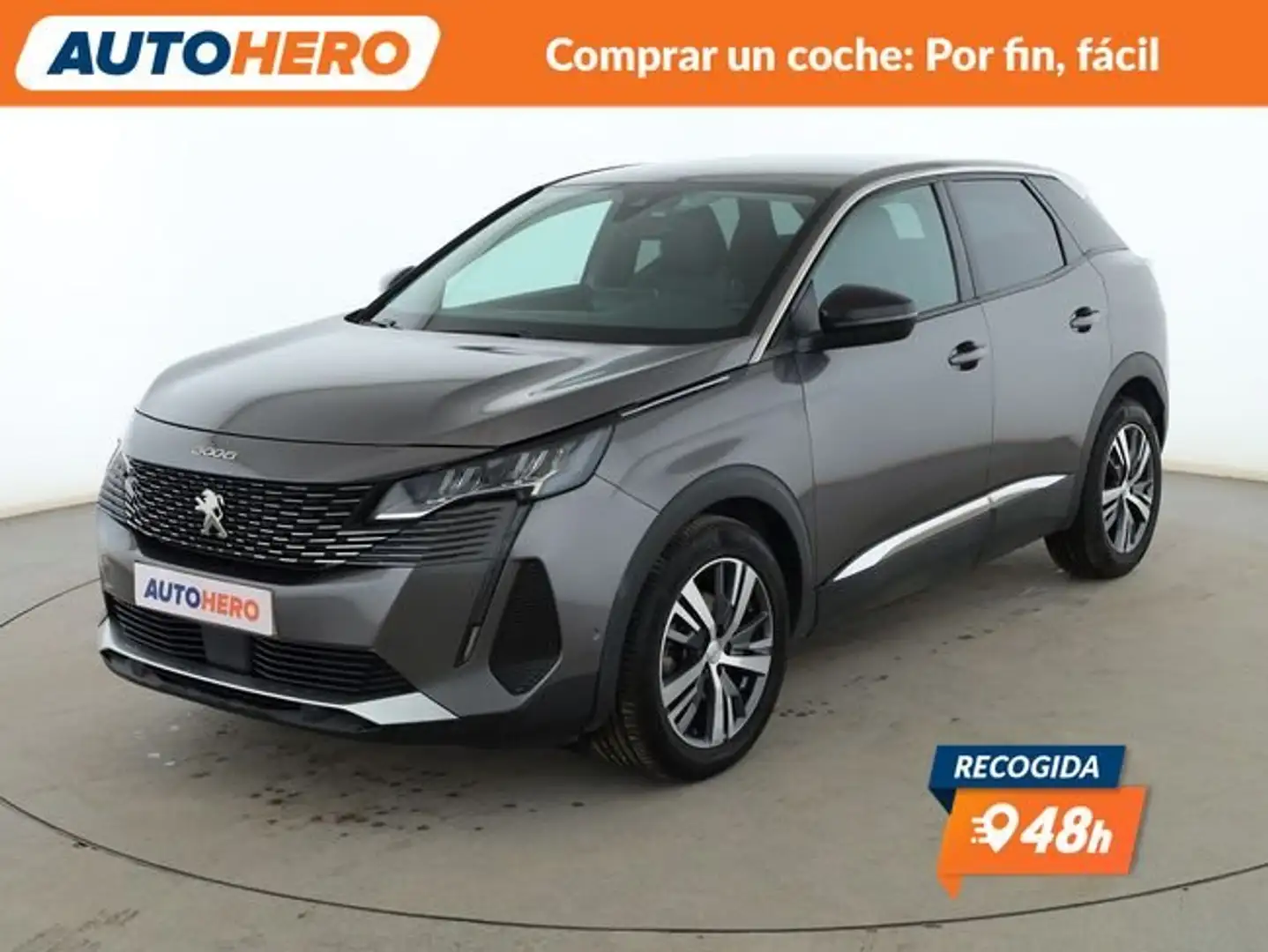 Peugeot 3008 1.5 Blue-HDi Allure Gris - 1