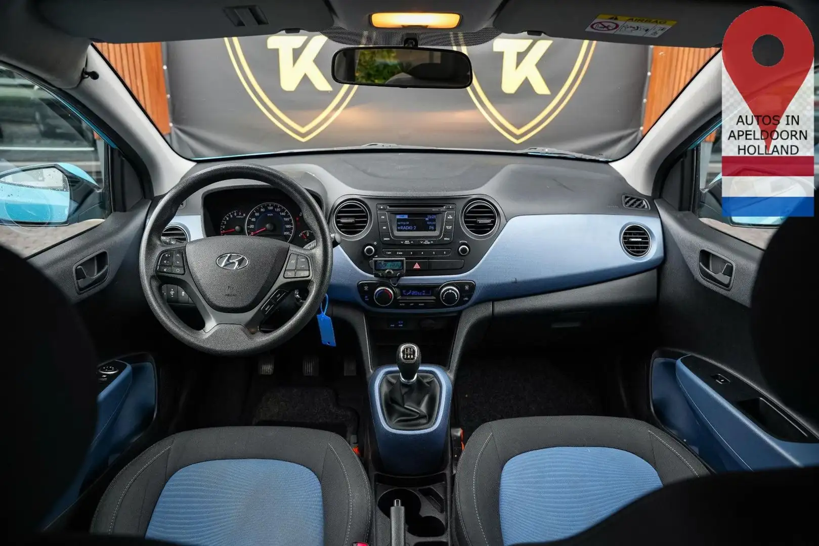 Hyundai i10 1.0i i-Motion Comfort Radio/CD klima Tempoma Bleu - 2