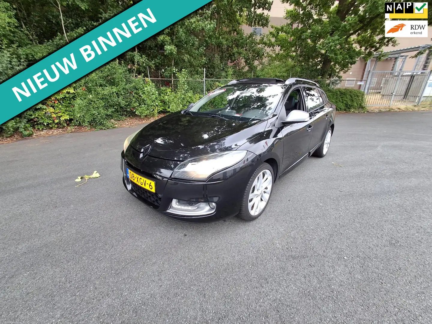 Renault Megane Estate 1.5 dCi GT-Line NETTE AUTO RIJDT EN SCHAKEL Zwart - 1